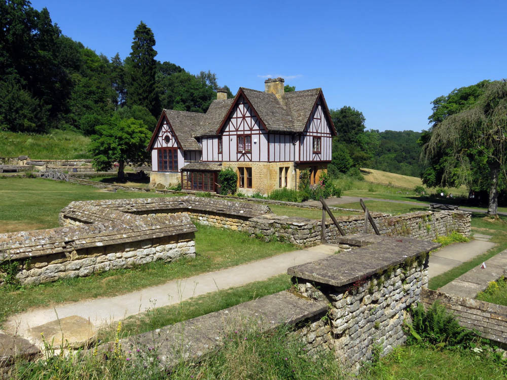 Roman Ruins at Chedworth Villa in the Cotswolds, England