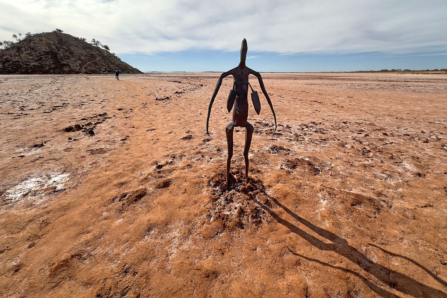 The 51 Lake Ballard Sculptures of Antony Gormley