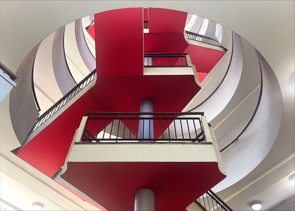 The Constructivist Staircase of Bevin Court in London